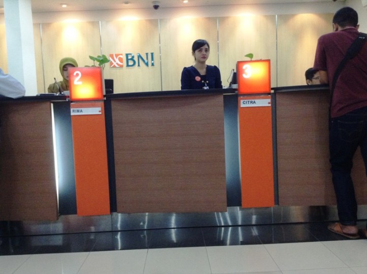 saya bayar di BNI UPN Veteran Sby